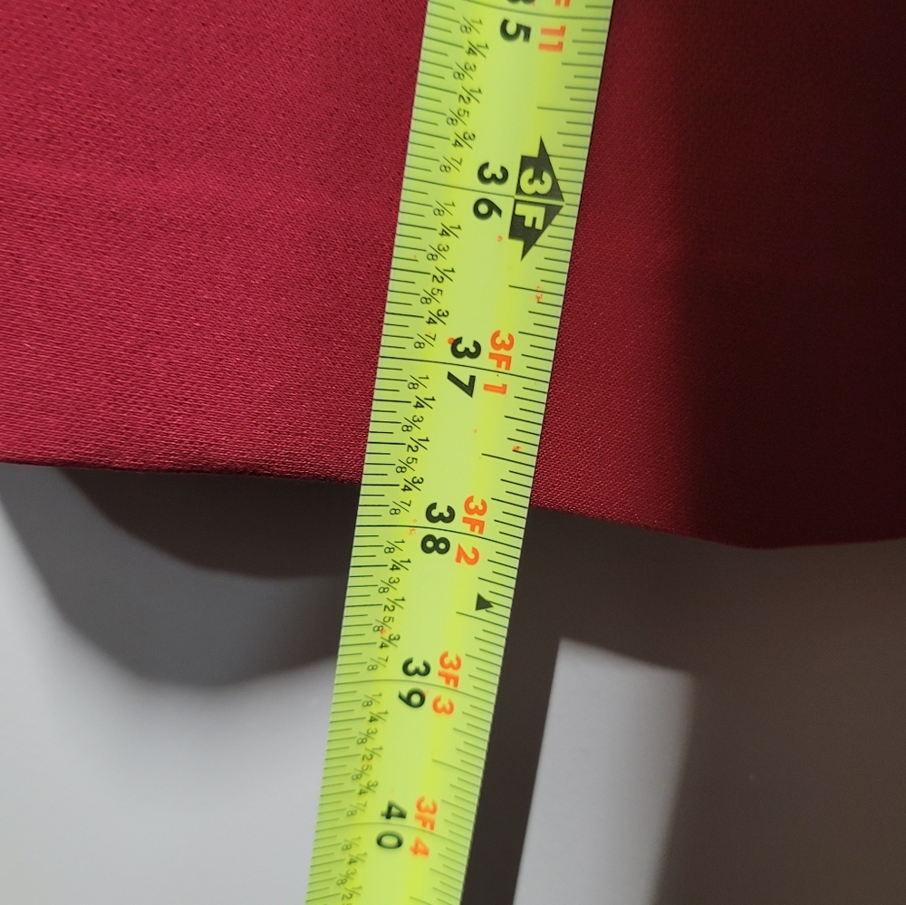 Worthington Dress Womens Size 16 Sleeveless Laredo Red Or Maroon - Picture 6 of 7